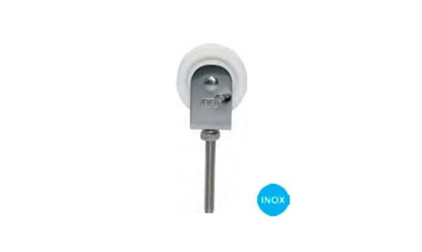 Corretã Inox c/ Roda Nylon Simples CR02 MacFer 175.0022