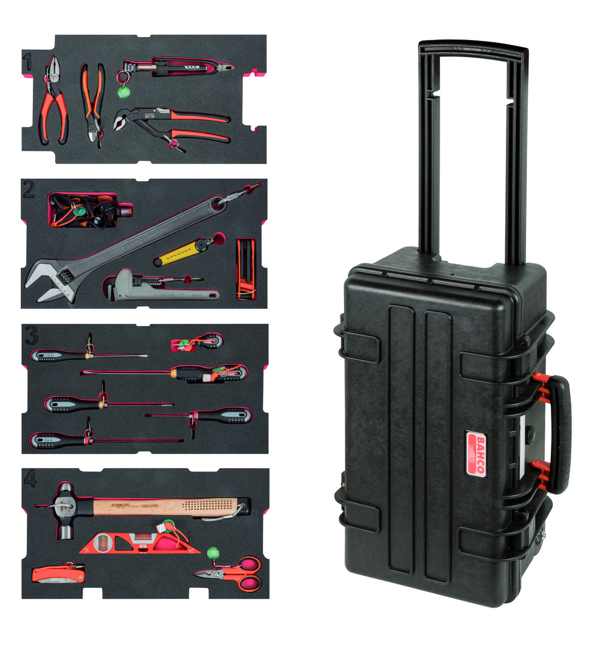 Kit para manutenção de gruas de petróleo e gás offshore Bahco 4750RCHDW01FF4