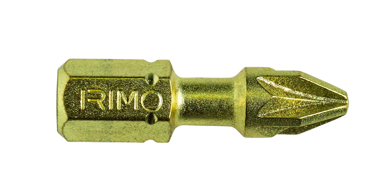 Pontas de diamante 1/4" PZ1, 25 mm, caixa com 5 Pcs Irimo 475D-PZ1-1