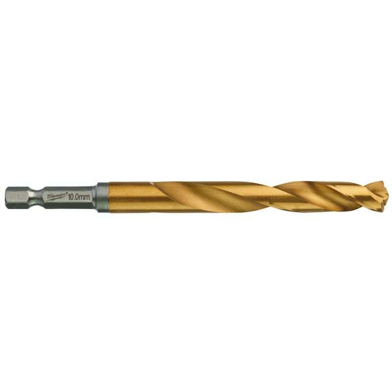 Broca Para Metal Shockwave HSS-G Tin 10mm Milwaukee 48894723