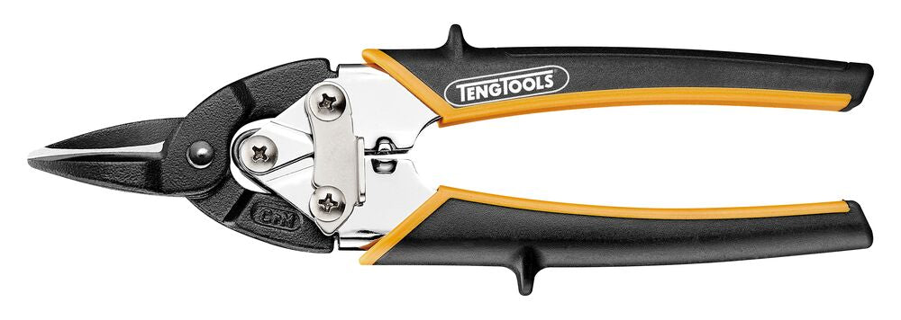 Tesoura compacta para chapas metálicas, corte reto, Cr-Mo, 190 mm Tengtools 491-7
