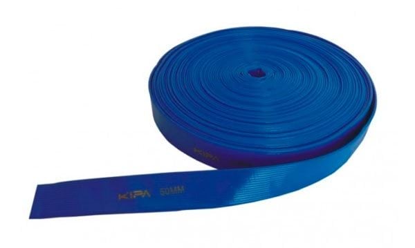 Mangueira Reforçada Plana p/ Transporte de Água 50m Kipa 9256