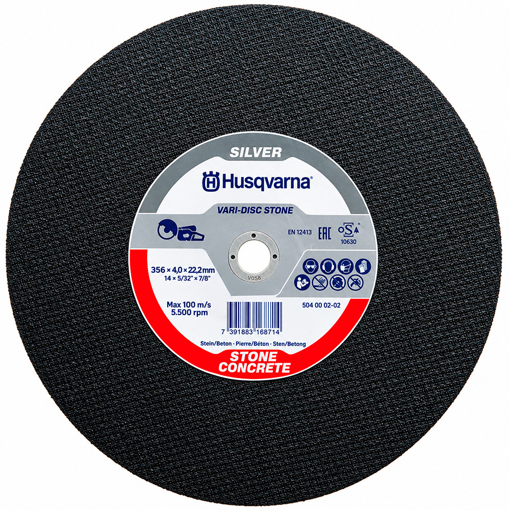 Disco de Corte Abrasivo para Pedra 350x22,2mm Husqvarna 504000202