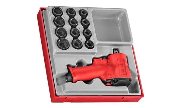 Mini Pistola Pneumática de 1/2" + Conjunto de Chaves 12 Peças Teng Tools DAWM13M