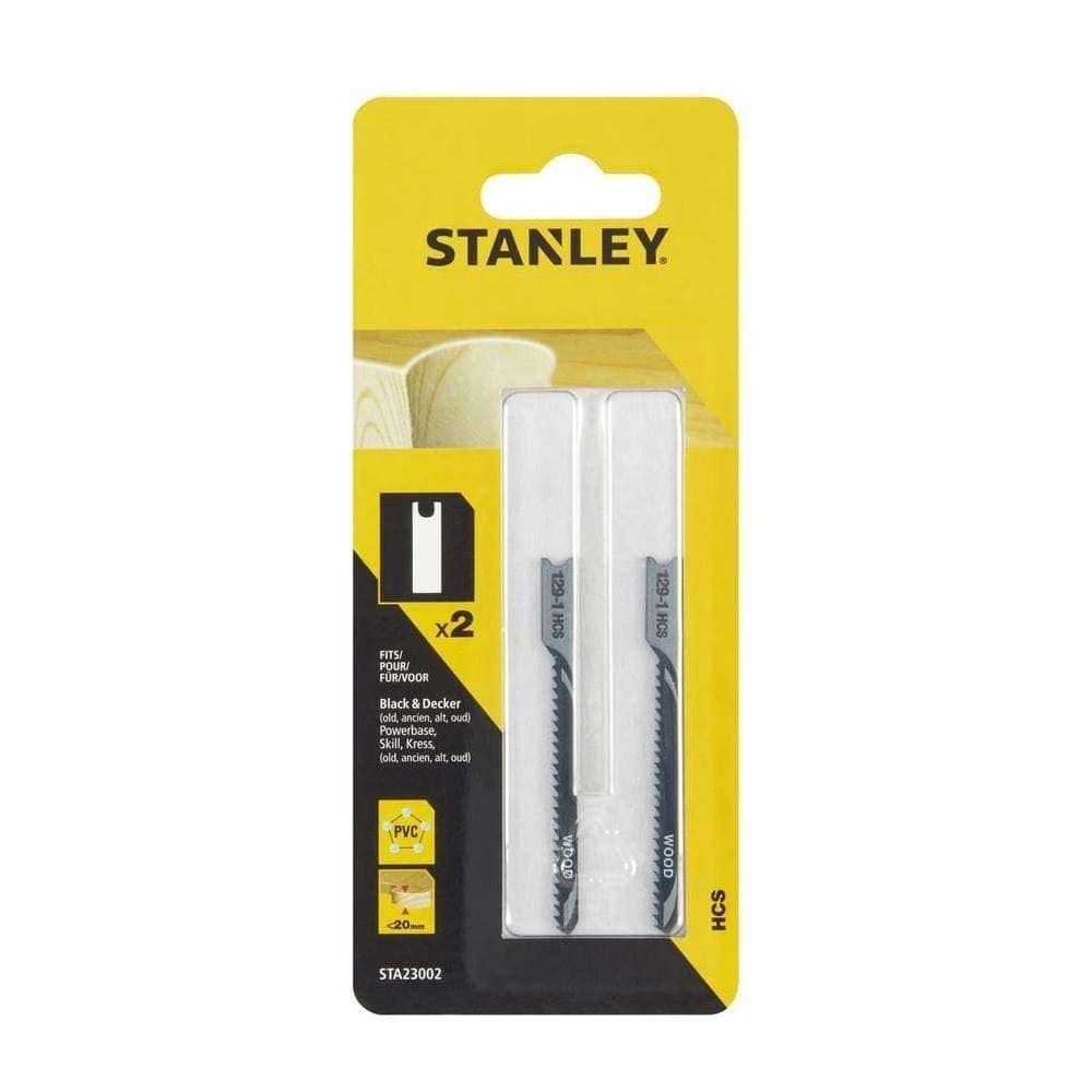 Lâminas Corte Curvo 70 x 2mm p/ Madeira Stanley STA23002-XJ