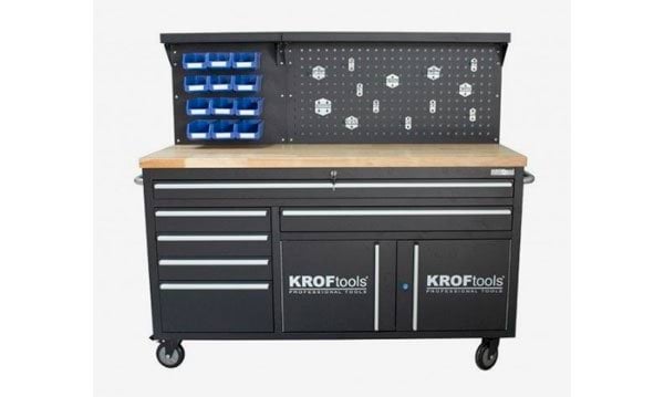 Carro de Trabalho 60" com Painel Perfurado Kroftools 8626
