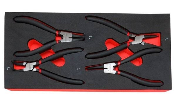 Módulo 4 alicates de freios 385x170mm Kroftools 8513