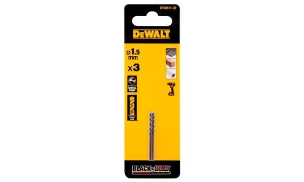 Brocas Black&Gold 1.5mm para Metal Dewalt DT20511-QZ