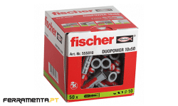 Buchas DUOPOWER 10x50mm 50Un Fischer 555010