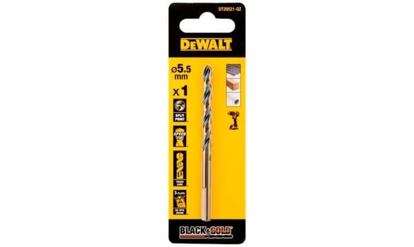 Broca Black&Gold 5.5mm para Metal Dewalt DT20521-QZ