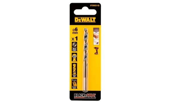 Broca Black&Gold 6mm para Metal Dewalt DT20522-QZ