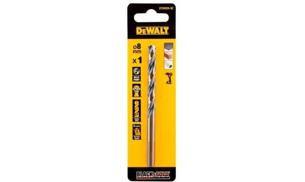 Broca Black&Gold 8mm para Metal Dewalt DT20526-QZ