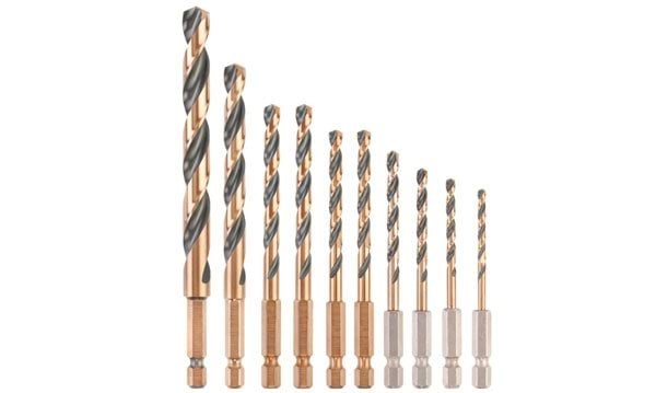 Conjunto 10 Brocas Hexagonais Black&Gold Dewalt DT20620-QZ