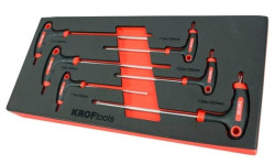 Módulo 6 peças chaves T torx Kroftools 8608