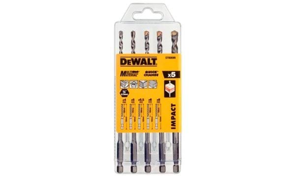 Conjunto de 5 brocas Multi-Material Impact Ø 4 – 8 mm Dewalt DT60099-QZ