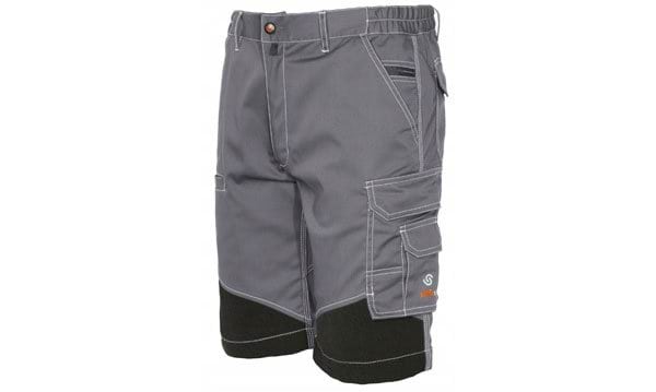 Bermuda Multi-bolsos Cinzento Claro Industrial Starter 8834B