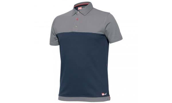 Camisa Polo Bicolor Azul / Preto Industrial Starter 8774