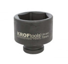 Chave Curta 1” Impacto 41mm Kroftools 200141