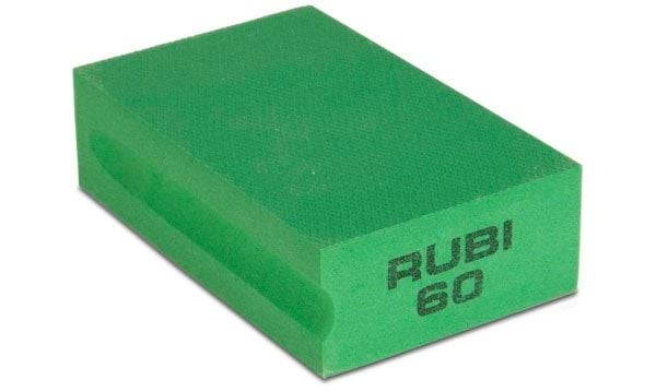 Taco de Borracha Diamantado Grão #60 Rubi 61974