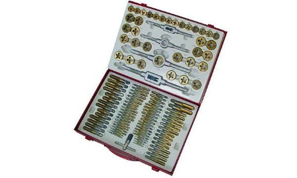 Caixa de Matrizes e Machos Métricos 110 Peças Holzmann GBM110TIN