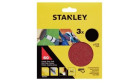 Discos de Lixa 125mm G60-120 c/ Velcro Stanley
