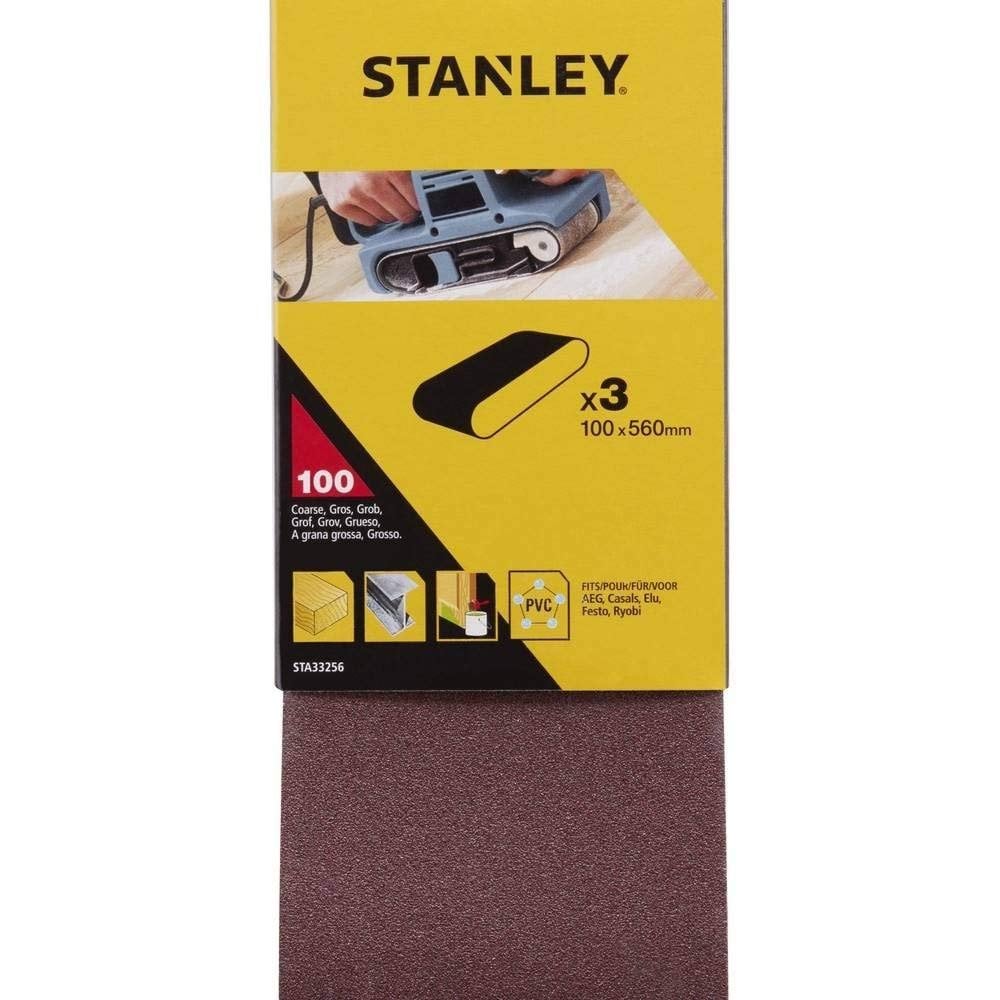 Cintas de Lixa 100x560mm Grão 100 Stanley STA33256-XJ  