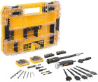 DeWalt Toughcase Grande de 85 peças para Furar e Aparafusar com Acoplamento Angular Flexível