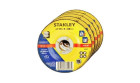 Discos de Desbaste 115mm p/ Metal - 5 Uni Stanley STA32056-QZ