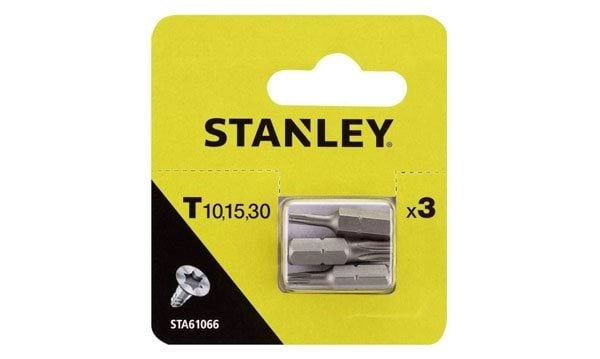 Jogo de 3 Bits Torx 25mm Stanley STA61066-XJ