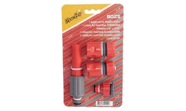 KIT Agulheta Regulável Plástico c/ Accessórios 8025 MacFer 024.0021