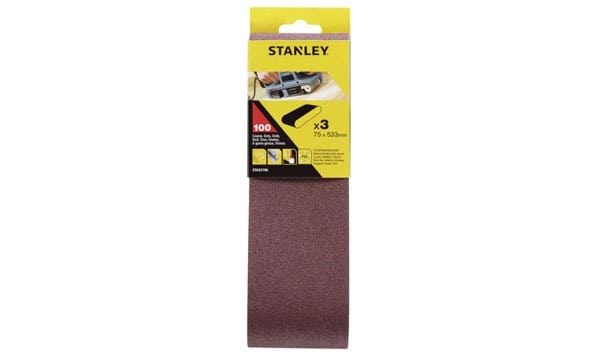 Cintas de Lixa 75x533mm Grão 100 Stanley STA33196-XJ