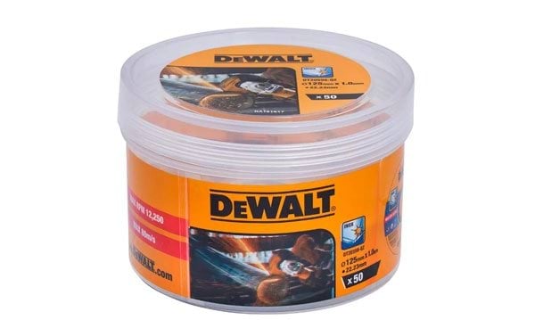 Lata 50UN Discos de Corte Inox 125x1 DeWalt DT20598-QZ