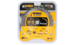 Disco de Serra Circular XR Extreme Runtime 165x20 24D Dewalt DT99560-QZ