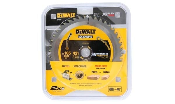 Disco de Serra Circular XR Extreme Runtime 165x20 42D Dewalt DT99561-QZ