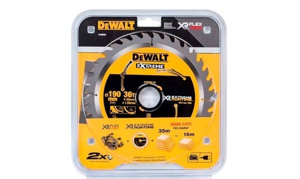 Disco de Serra Circular XR Extreme Runtime 190x30 36D Dewalt DT99563-QZ