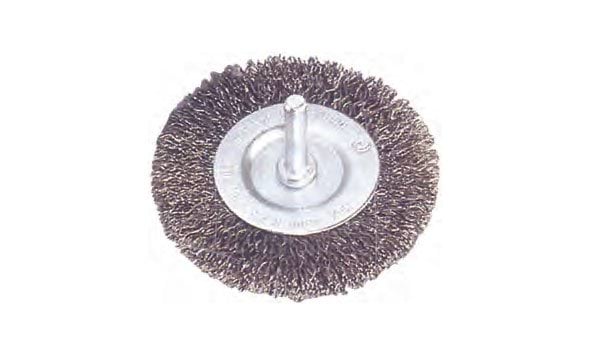 Escova Aço c/ perno Circular Arame Ondulado INOX EAPC-I MacFer 75mm (bls) 025.0007