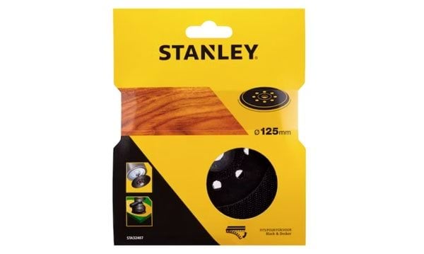 Prato de Velcro 125mm p/ Lixadeira Stanley STA32407-XJ