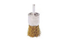 Escova Aço c/ Perno T/ Brocha Arame Ondulado Latonado EAPB-L MacFer 24mm (bls) 025.0017
