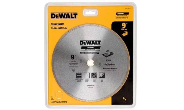 Disco de Corte Profissional P/ Corte De Ladrilhos 230mm Dewalt DW47901HP