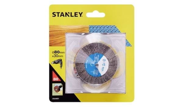 Disco de Lixa em Lamelas 80x30 G80 Stanley STA34051-XJ