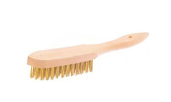 Escova Aço c/ Cabo Madeira EAMM-6L 6 filas MacFer 025.0026