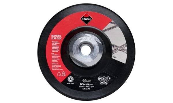 Disco de Diamante Laminado Grão 100/200 - 125mm Rubi 32938