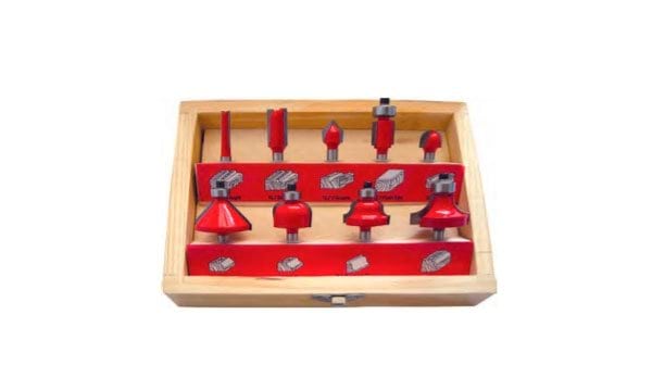 Jogo Fresas Tupia p/ Madeira FCT9-1 9pçs MacFer 059.0003