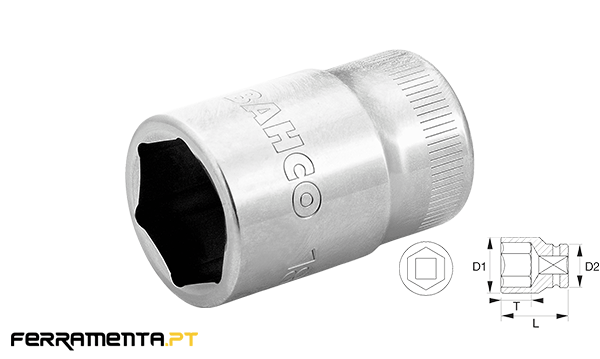 Chave de Caixa Hexagonal Bahco 7800SM-36