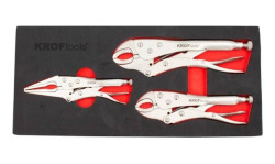 Módulo 3 alicates de pressão 385x170mm Kroftools 8601