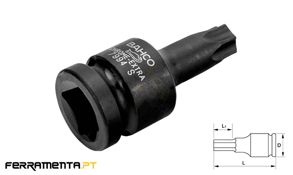 Chave Impacto Torx 1/2" T-55 Bahco 7994S0550