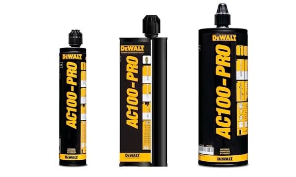 Âncora Química AC 100-PRO 300 - 410ml Dewalt