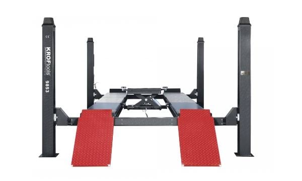 Elevador Automóvel 4 Colunas 4.5T Plataforma Lisa Kroftools 9853