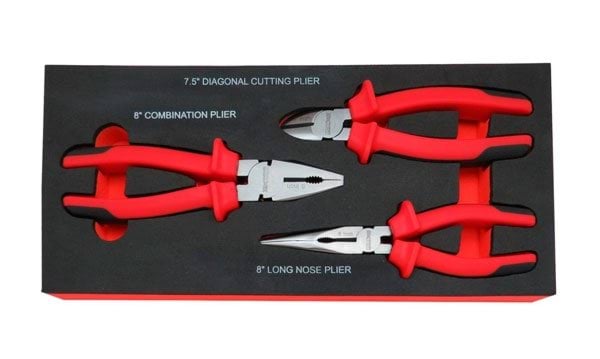 Jogo de Alicates – 3 Pcs Kroftools 8512