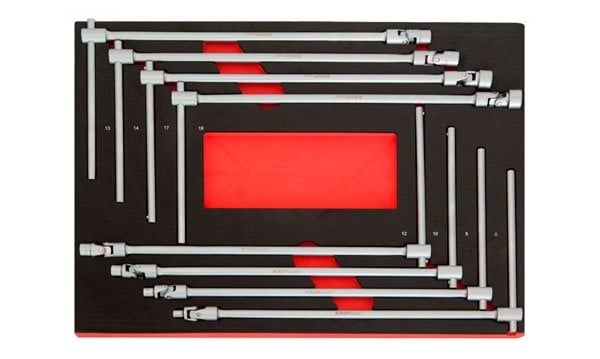 Módulo de Chaves em “T” Articuladas – 8 Pcs Kroftools 8607